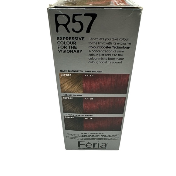 L'Oreal Feria Cherry Crush Hair Color, New in Box - Picture 2 of 5